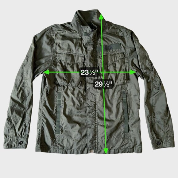 G-Star Raw Rovic Overshirt Lightweight Utility Military Jacket Green Men's Large - Picture 13 of 13